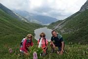 81 Al Passo Branchino (1821 m) con vista sul lago